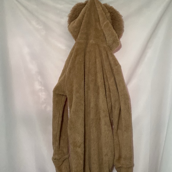 LETS CELEBRATE HALLOWEEN NEW W/Tag WO SIZE LARGE SLOTH PAJAMAS COSTUME TAN CLEAN - Picture 10 of 15